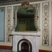 Interior.
Detail of drawing room fireplace.