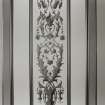 Interior.
Detail of drawing room wall decor.