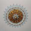 Interior.
Detail of drawing room ceiling rose.