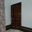 Interior.
Detail of bedroom door.