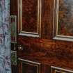Interior.
Detail of bedroom door fingerplate.