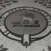 Grand Corridor, detail of floor decoration "GOD SPEED GREENOCK"