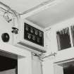 Greenock, 48 Eldon Street, Seafield Cottage, interior, basement, service bell