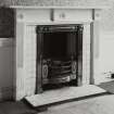 Greenock, 48 Eldon Street, Seafield Cottage, interior, ground floor N corner room fireplace