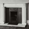 Greenock, 48 Eldon Street, Seafield Cottage, interior, ground floor central room fireplace