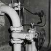 Detail of water turbine feed pipe.