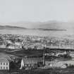 Copy of historic photograph showing general view.