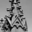 Detail of pinnacle on corner of tower