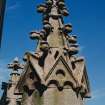 Detail of pinnacle on corner of tower