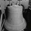 Interior.  Tower, detail of bell