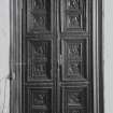 View of door in E wall on ground floor.