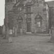 Dunlop Church, view from N of 1641 wing.