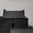 Newmilns Castle. View from N of top of tower.