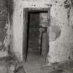 Interior.
Detail of doorway in SE corner of second floor.