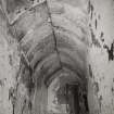 Interior.
Detail of vaulted mural chamber on second floor.