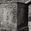 Interior.
Detail of water tank dated 1906.