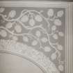 Interior.
Detail of ceiling plasterwork to drawing room.