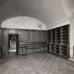 Interior.
View of library from South.