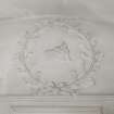 Interior.
Detail of plasterwork to bedroom.