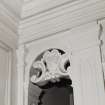 Interior.
Detail of woodwork in South, main bedroom.