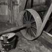 Interior.
Detail of ground floor pulley.