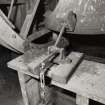 Steeple, detail of hammer mechanism