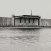 View of pool shelter from E.