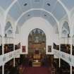 Interior. View from SE at gallery level showing platform area