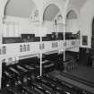 Interior. View from E at gallery level showing arcade