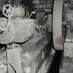 Interior.
View of drive-pulley and steam engine cylinder in power station.