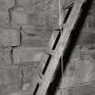 Interior.
Detail of blocked opening in tower.