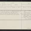 Philiphaugh House, NT42NE 4, Ordnance Survey index card, Recto