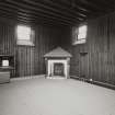 Interior.
View of upper gun room in central tower.