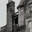 Detail of chimney and turret, 3 Castle Terrace.