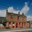 View of station house from S