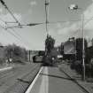 View of Thorn Brae road overbridge and E end of platforms from WSW.