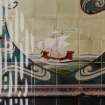 Interior.
Detail of tiling in entrance vestibule.