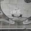 Interior.
Detail of tiling in entrance vestibule.