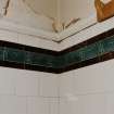 Interior.
Detail of tiling in washroom on second floor.