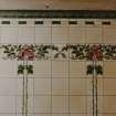 Interior.
Detail of tiling in entrance vestibule.