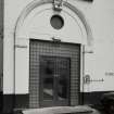 Detail of engine house doorway.