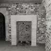 Interior.
Detail of fireplace.