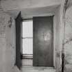 Interior, top floor, detail of cast iron shutters