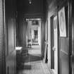 Interior view of Newhailes House showing corridor.