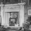 Interior view of Newhailes House showing fireplace in the west drawing room, probably from the Cheere studio.