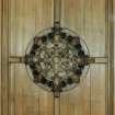 Interior.
Detail of ceiling piece ventilater in Council Chamber
