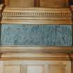 Interior.
Detail of section of frieze in Council Chamber.