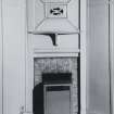 Interior.
Detail of fireplace in lounge no. 3.