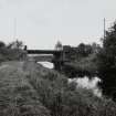 Hungryside Bridge, Forth and Clyde Canal, Lifting Bridge
View from West