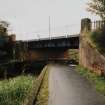 Hungryside Bridge, Forth and Clyde Canal, Lifting Bridge
View from North East